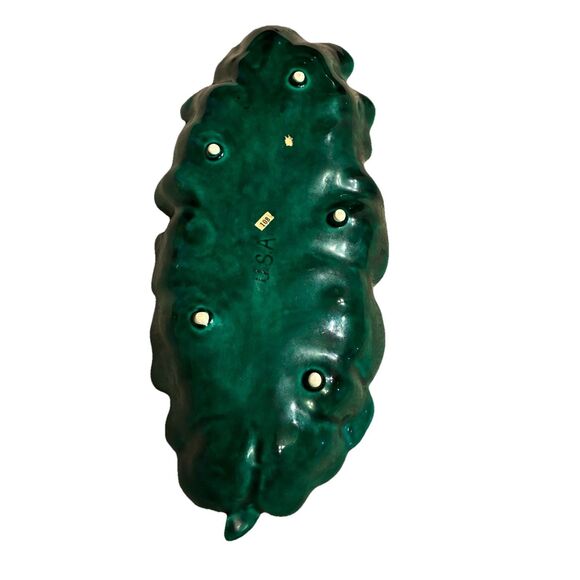 Vintage Leaf Serving Decorative Dish. Made In USA #108. 1 Scuff On Bottom. As-Is - Picture 9 of 9